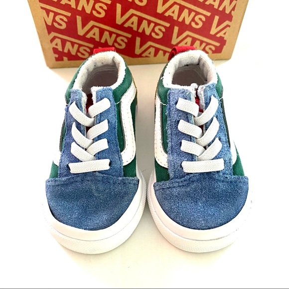 SOLD! 💚Vans Toddler Yacht Club Old Skool Elastic - Picture 5 of 15